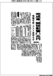 完成車の通期見通し、関税影響2.1兆円 現地生産・コスト改革カギ