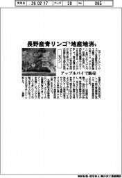 セブン、長野産青リンゴ”地産地消” アップルパイで販売