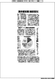 熱中症対策・検討95% 帝国データ、義務化認知調査