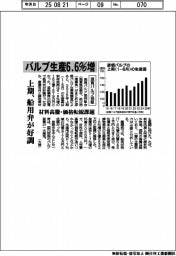 上期のバルブ生産6.6%増 船用弁が好調 滋賀バルブ協組まとめ