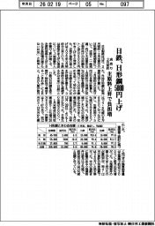 日鉄、H形鋼5000円上げ 店売り2月契約