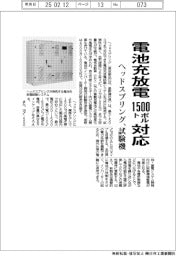 ヘッドスプリング 電池充放電1500ボルト対応、試験機