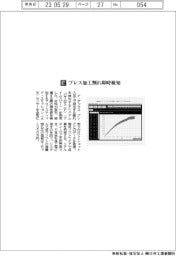 ナ・デックス/プレス加工割れ即時検知