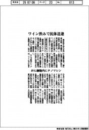 ワインの渋みでがん細胞内に抗体送達 東京科学大など、ナノマシン開発
