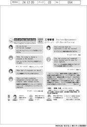 ものづくり現場のリアル英会話(51)