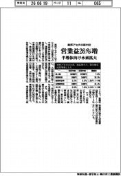 東邦アセチの新中計 営業益26%増 半導体向け水素拡大