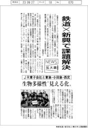 ニュース拡大鏡/鉄道×新興で課題解決 JR東子会社と東急・小田急・西武