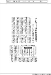 アンリツの3カ年中計、成長投資400億円 6G関連でM&A