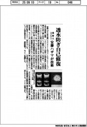 透水防ぎ自己修復 安藤ハザマが技術