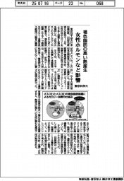 東京科学大が解明、褐色脂肪の高い熱産生に女性ホルモンなど影響