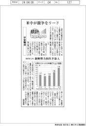 「統計まるわかり」/宇宙輸送 米中が競争をリード