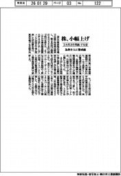 株、小幅上げ 3カ月ぶり円高・ドル安 為替介入に警戒感