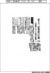 富士フの4ー6月期、営業益21%増 半導体・カメラ向け好調