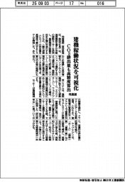 飛島建、建機稼働状況を可視化 CO2も高精度算出