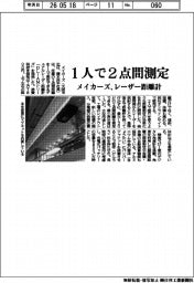 メイカーズ、レーザー距離計　１人で２点間測定