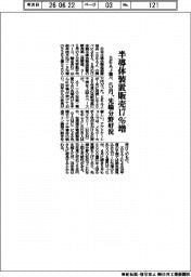 半導体装置販売１７％増　ＳＥＡＪ調べ　５月、先端分野好況