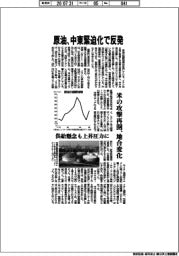 原油の国際相場、中東緊迫化で反発　米の攻撃再開、地合変化