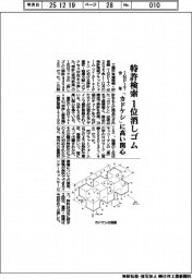 ＩＮＰＩＴ、今年の特許検索１位は消しゴム　「カドケシ」に高い関心