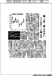 ＬＭＥ銅、もみ合い／表あり