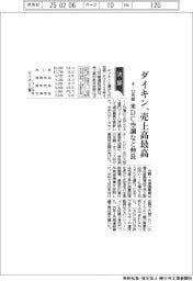 ダイキンの４―１２月期、売上高最高　米ＤＣ空調など伸長