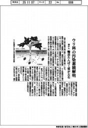 神戸大、ウリ科の汚染蓄積解明　輸送たんぱく質が左右