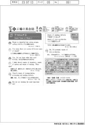 新工場の英会話（２３）