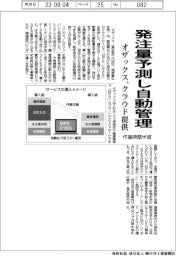 オザックス、発注量予測し自動管理 クラウド提供 作業時間半減