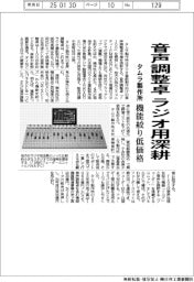 タムラ製作所、音声調整卓 ラジオ用深耕　機能絞り低価格