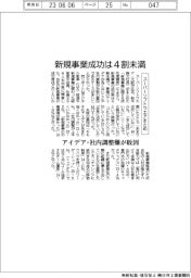 スーパーソフトウエアまとめ／新規事業成功は４割未満