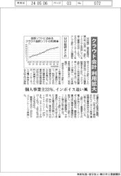 クラウド会計利用拡大、個人事業主の３３％　ＭＭ総研まとめ