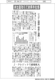 ＣＯ２排出量取引で新興存在感　システム供給・信金と連携