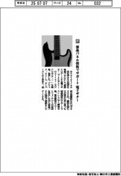 Ｂｏｏｔｓｔｒａｐ／液晶パネル指板でサポート　電子ギター