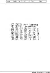 クラス、19億円調達 家具・家電サブスク強化