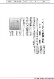 ルネサス、TVOCを継続監視　制御ソフト提供